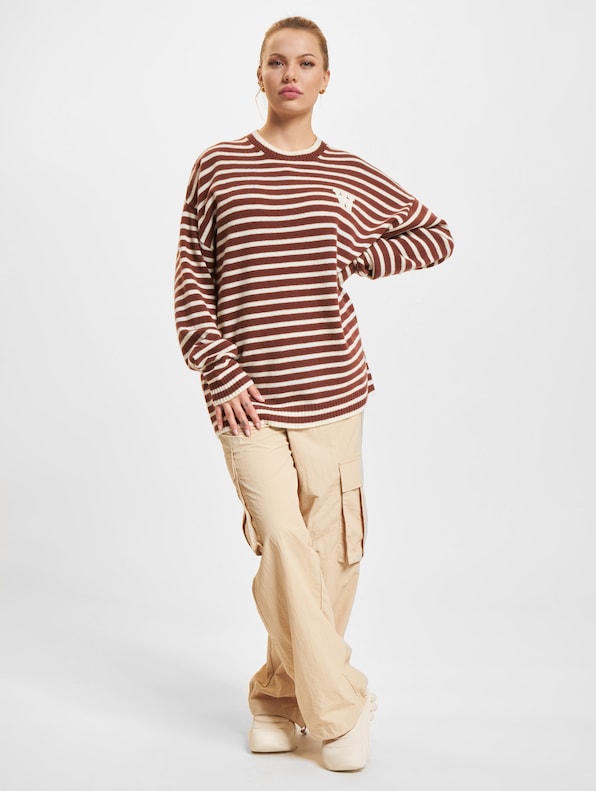 Tya Striped Oversized Jumper-8