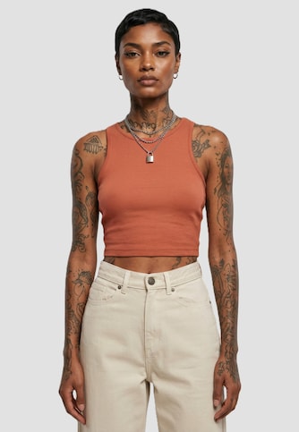 Ladies Cropped Rib