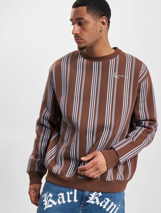 Small Signature Striped Crew