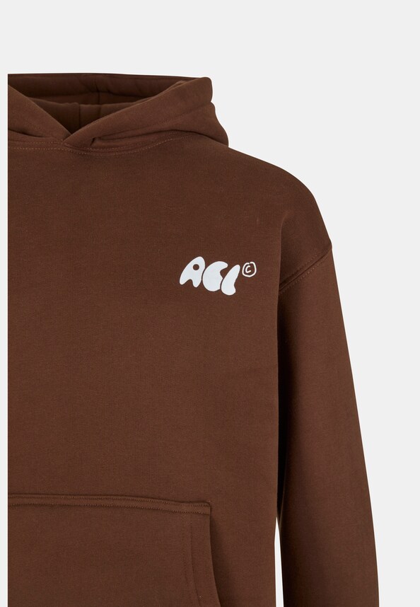 Cacao Department Oversized Hoodie-2