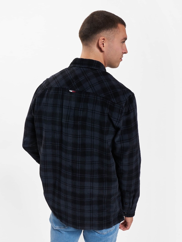 Tommy Jeans Checked Cord Langarmhemd-1