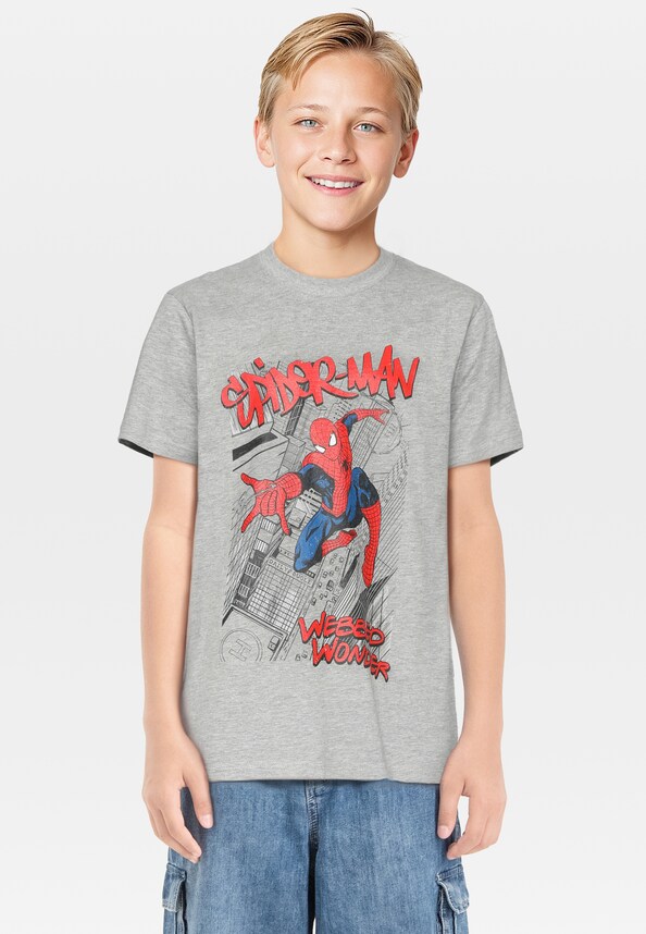 Kids Spiderman Comic Tee-0