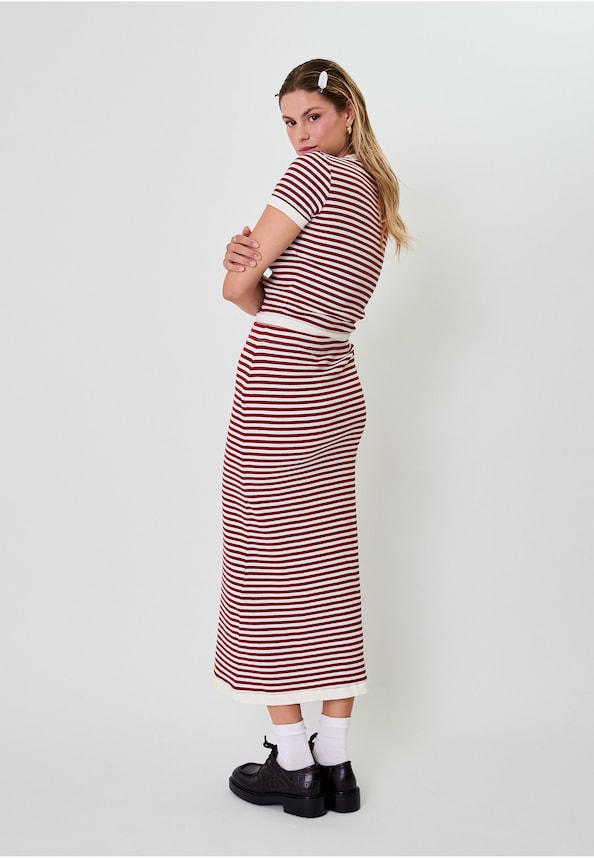 Lior Striped Skirt-3