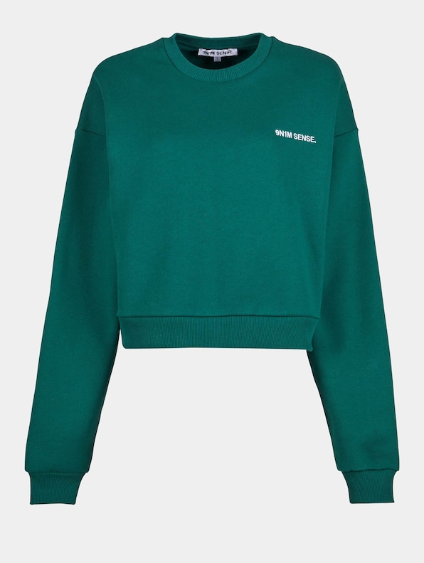 W-Essential Cropped Sweatshirt-3