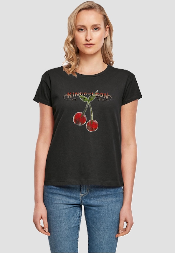 Ladies Kings Of Leon - Cherries Box Tee-0