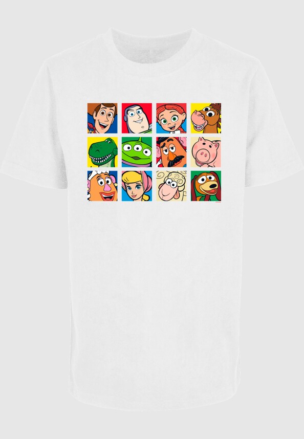 Kids Toy Story - Character Squares Basic Tee 2.0-0