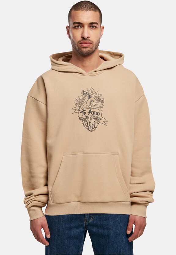 Frida Kahlo - Te amo outline Ultra Heavy Hoody-0