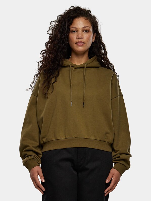 Ladies Cropped Heavy Hoody-2