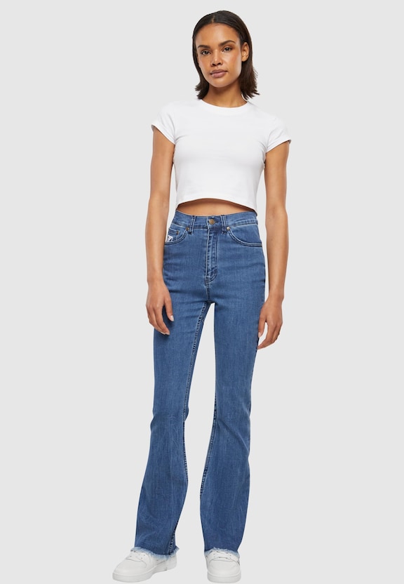 KW241-010-1 Karl Kani KK Og Star Flared Leg Denim-4