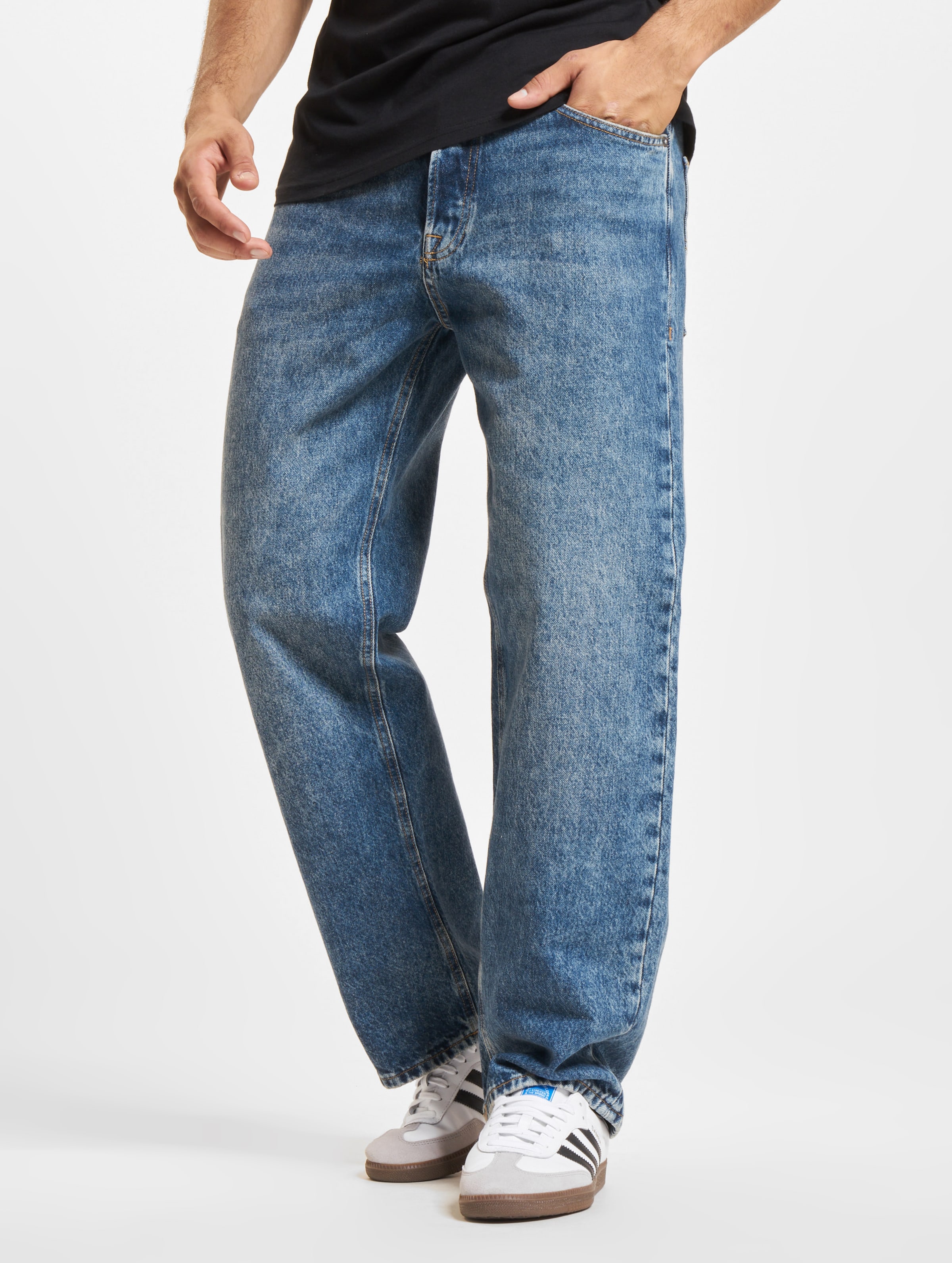 Jack & Jones Eddie Original SBD 328 Loose Fit Jeans op kleur blauw, Maat 38/34