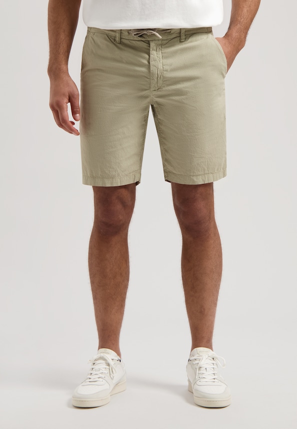 Lancaster Shorts Seersucker Stripe-0