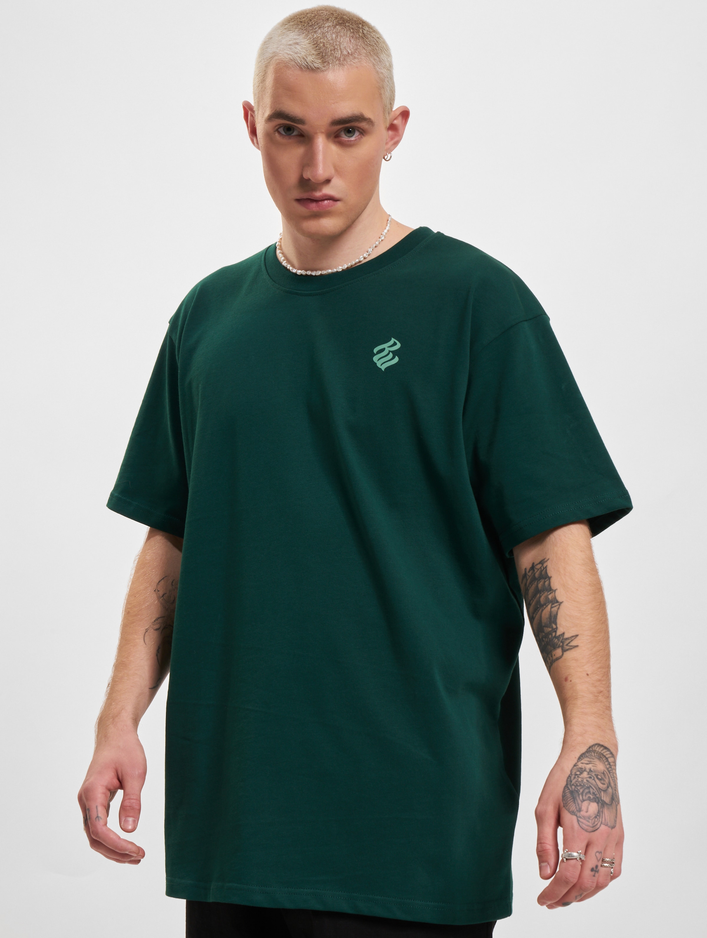 Rocawear Young T-Shirt Mannen op kleur groen, Maat XL