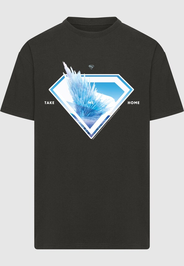 Superman Logo Svalbard Take Me Home Heavy Oversize Tee-2