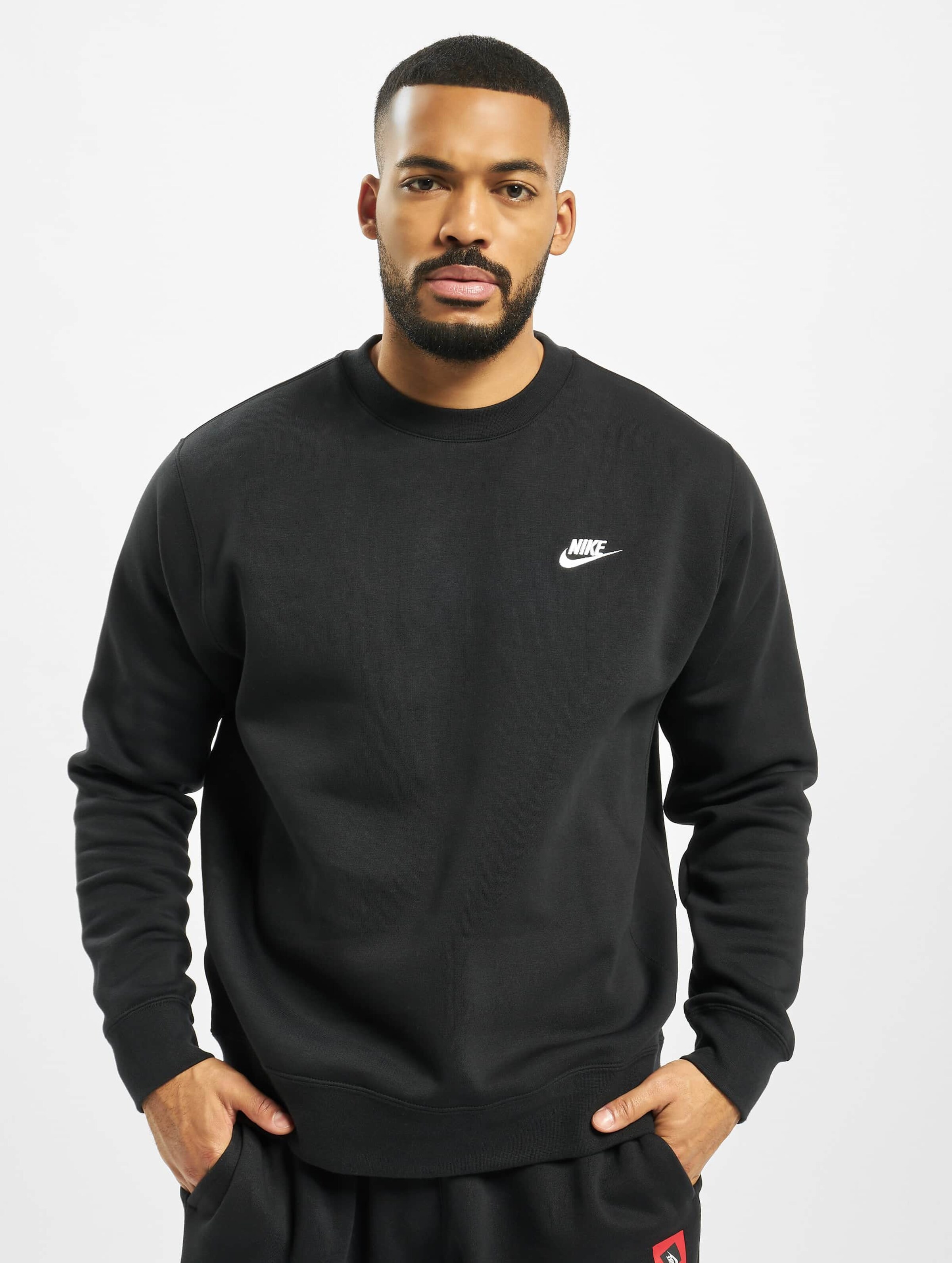 Nike club discount crew sweatshirt orange