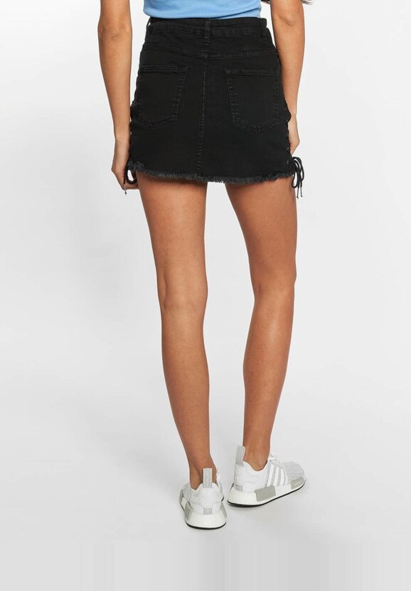Lace Up Denim -1