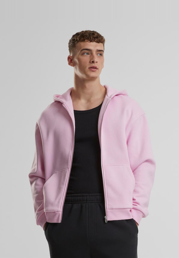 Urban Classics Fluffy Zip Hoodies-0