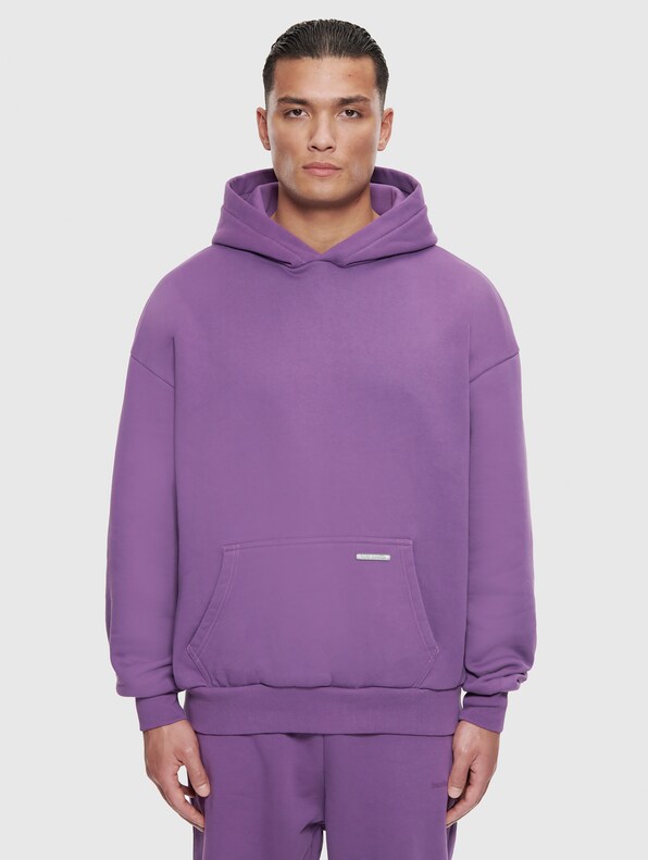 Bazix Republiq Super Heavy Blank Hoodies-0