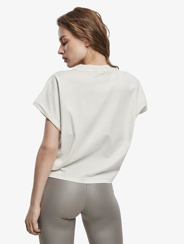 Ladies Short Pigment Dye Cut On Sleeve-1