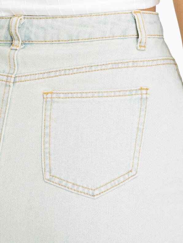 Vintage Asymetric Rip Denim-5