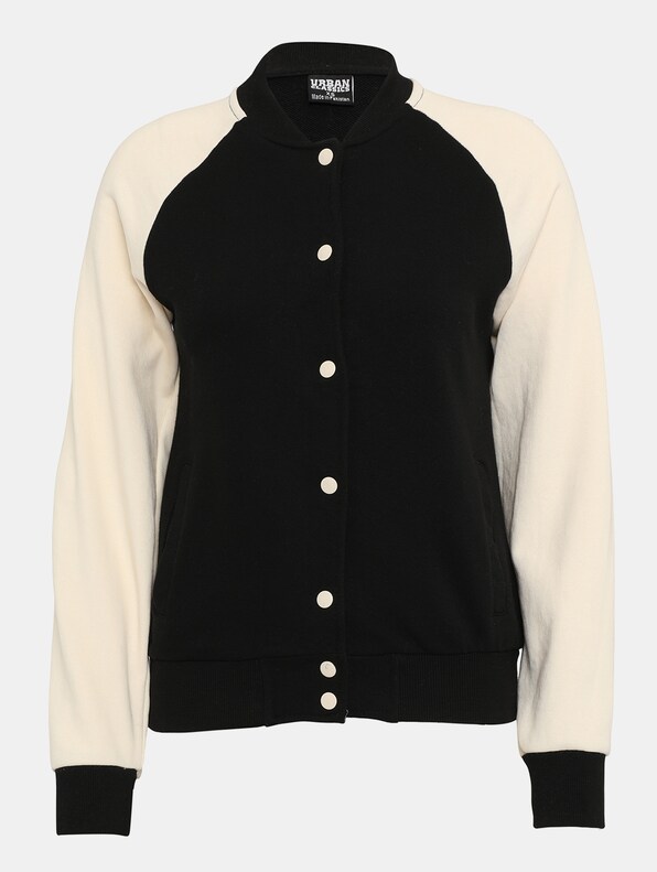 Urban Classics Ladies Light Terry Raglan College Jacken-4