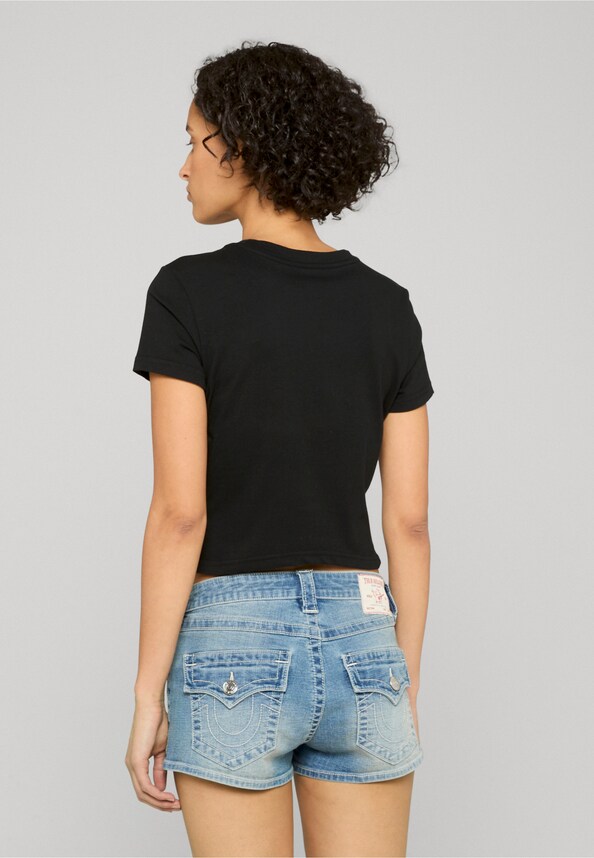 CRYSTAL SNAKE SS BBY TEE-1