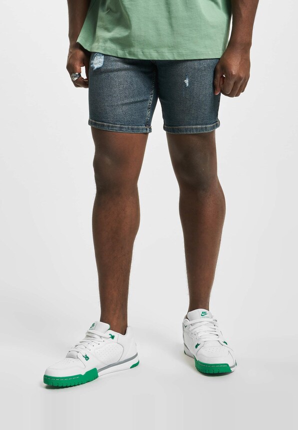 Denim Project Dpsync Denim Shorts Vintage Blue-0