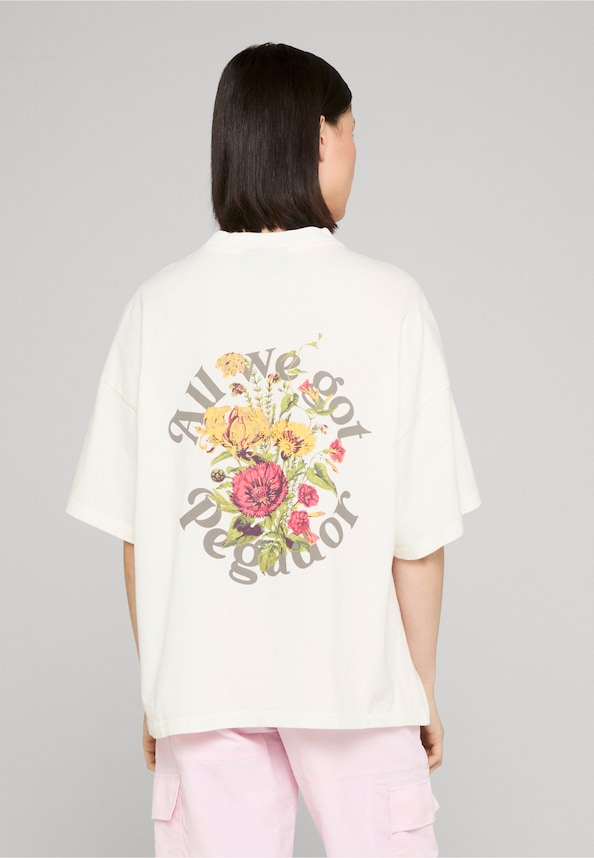 Rita Oversized Tee Washed Warm White-1