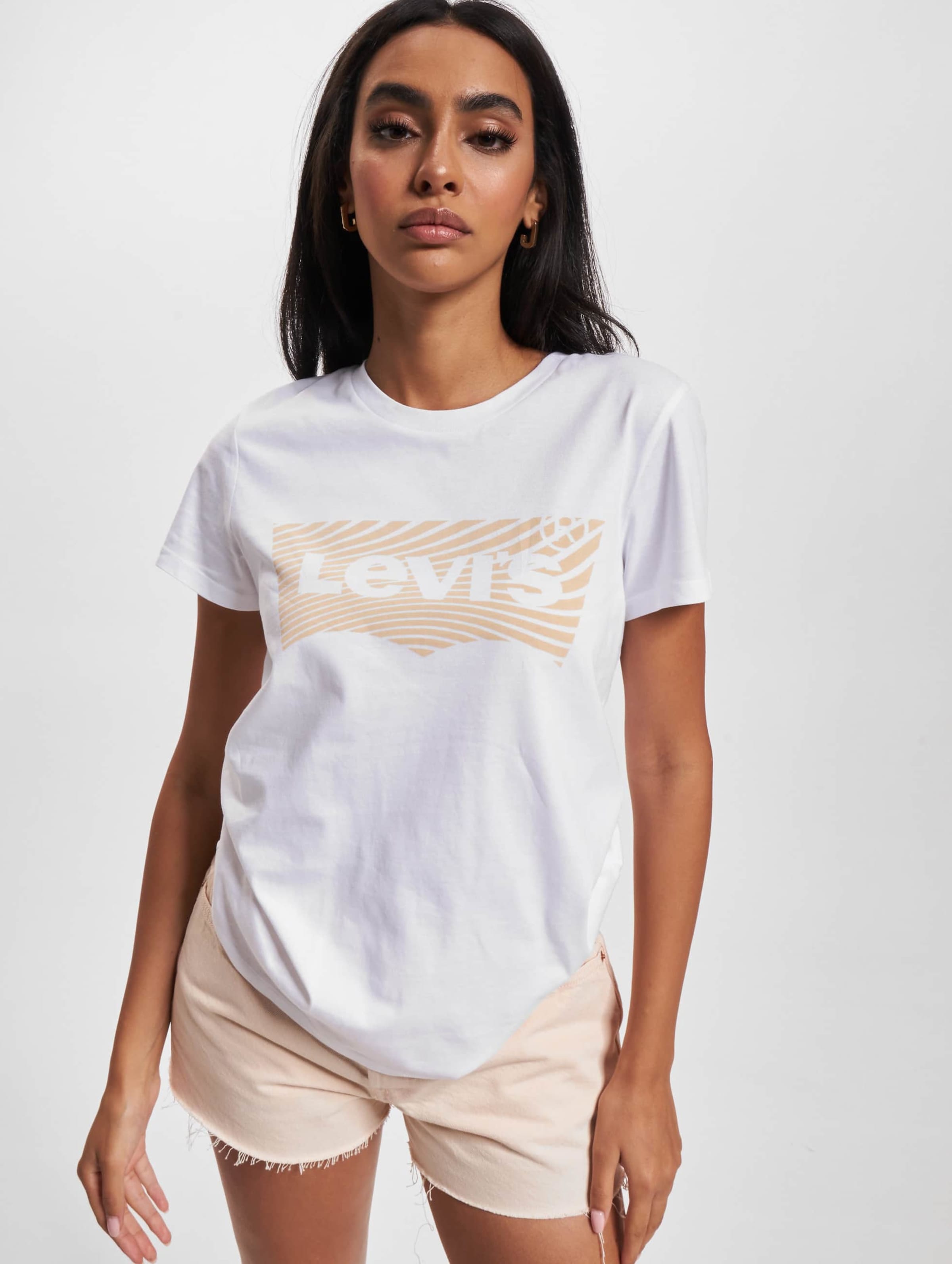 Levi's Levis The Perfect T-Shirt Vrouwen op kleur wit, Maat M