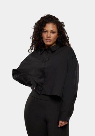 Ladies Cropped Oversized Blouse