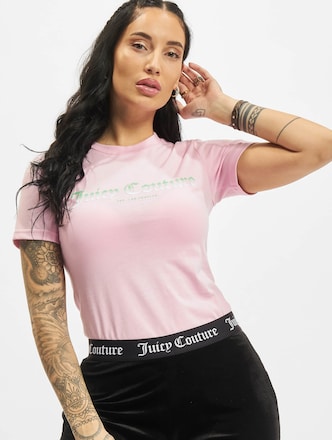Juicy Couture Girlfriend Fit Ombre La Logo T-Shirt