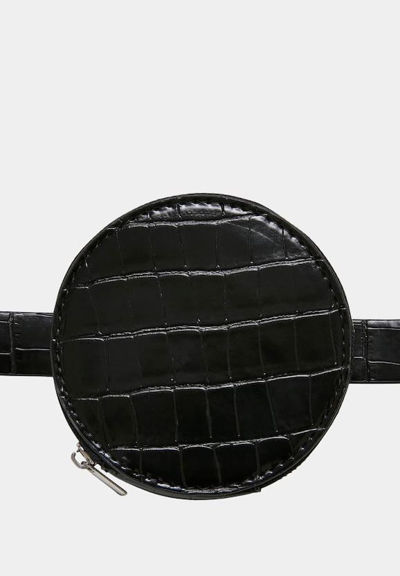 Urban Classics Croco Synthetic Leather Double Beltbag Bag-4