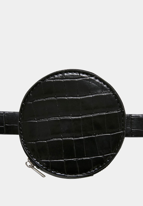 Urban Classics Croco Synthetic Leather Double Beltbag Bag-4