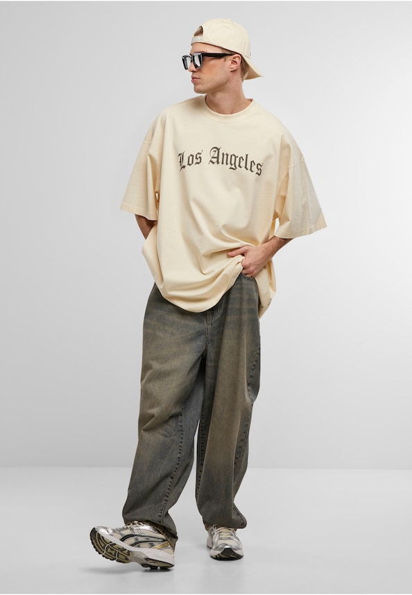 Los Angeles Wording New Huge Tee-2