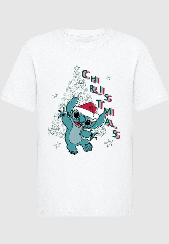 Kids Lilo And Stitch - Xmas Tree Santa Basic Tee 2.0-2