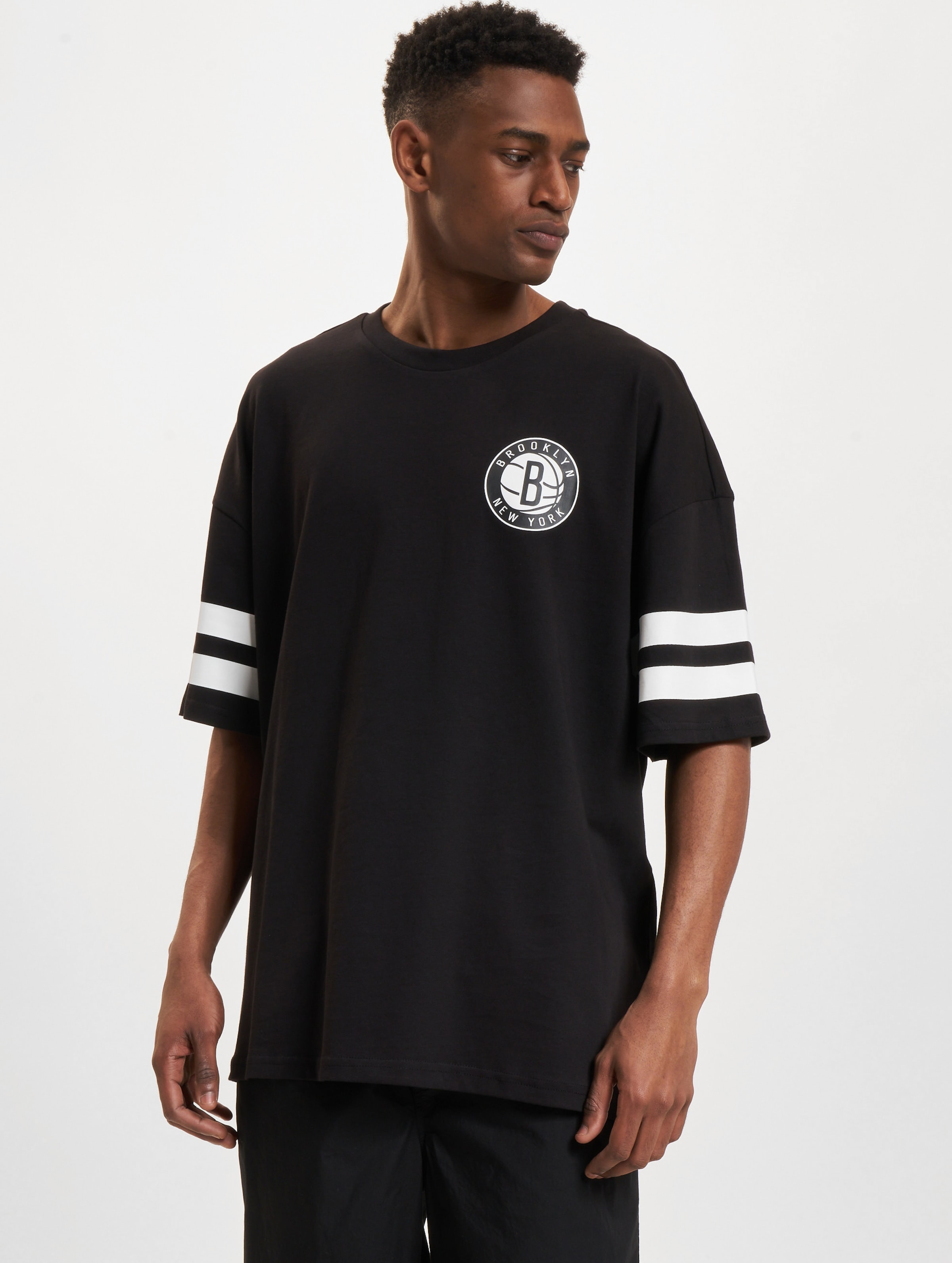 New Era NBA Arch Graphic Brooklyn Nets Oversized T-Shirt Mannen op kleur zwart, Maat XXL
