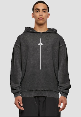 Think Different Acid Washed Oversize Hoody