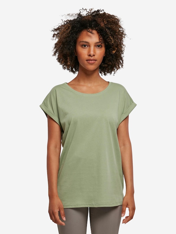 Build Your Brand Ladies Extended Shoulder T-Shirts-4