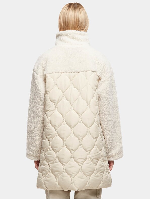 Ladies Oversized Sherpa Quilted -1