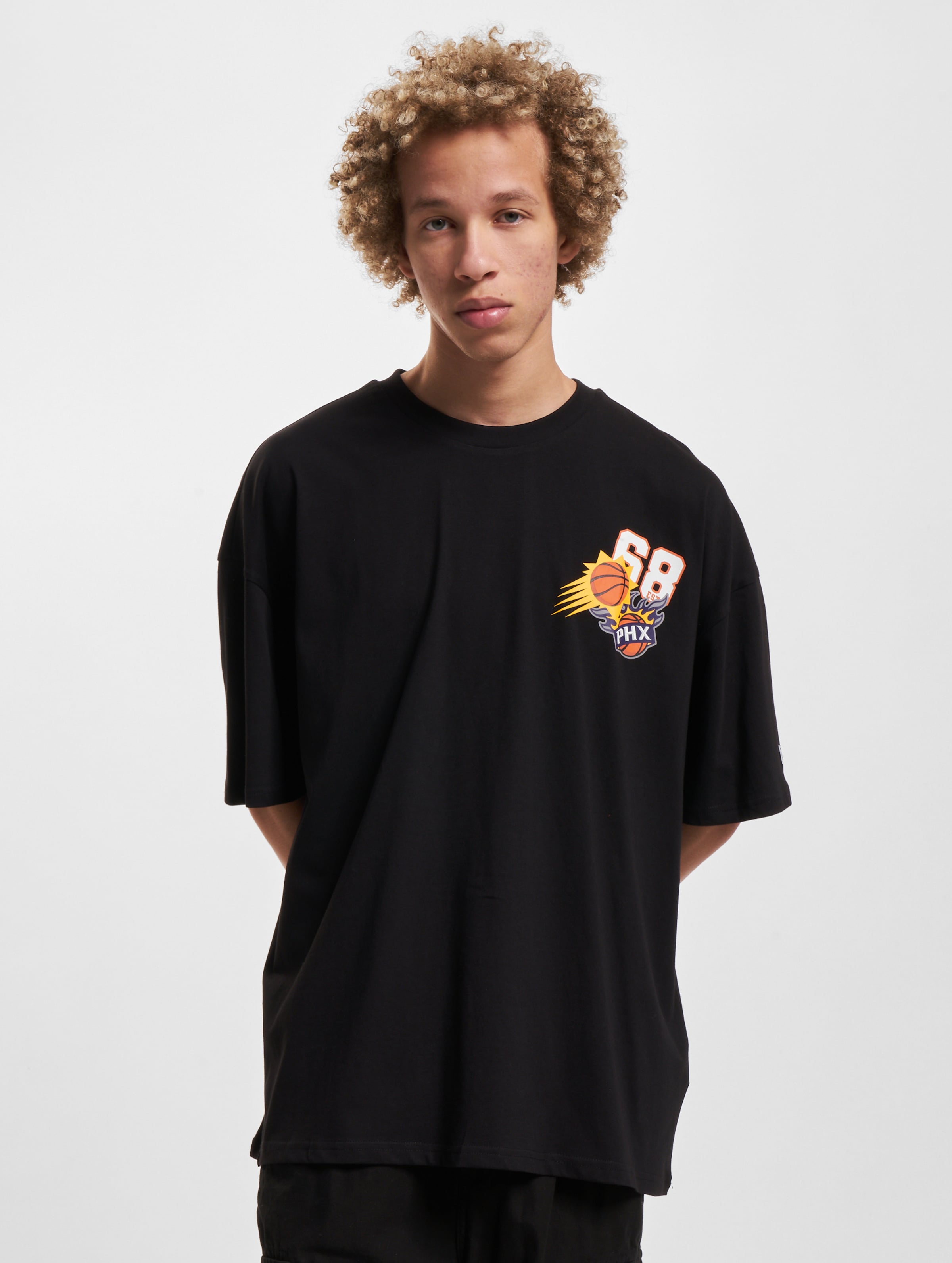 New Era T-Shirt Mannen op kleur zwart, Maat XXL