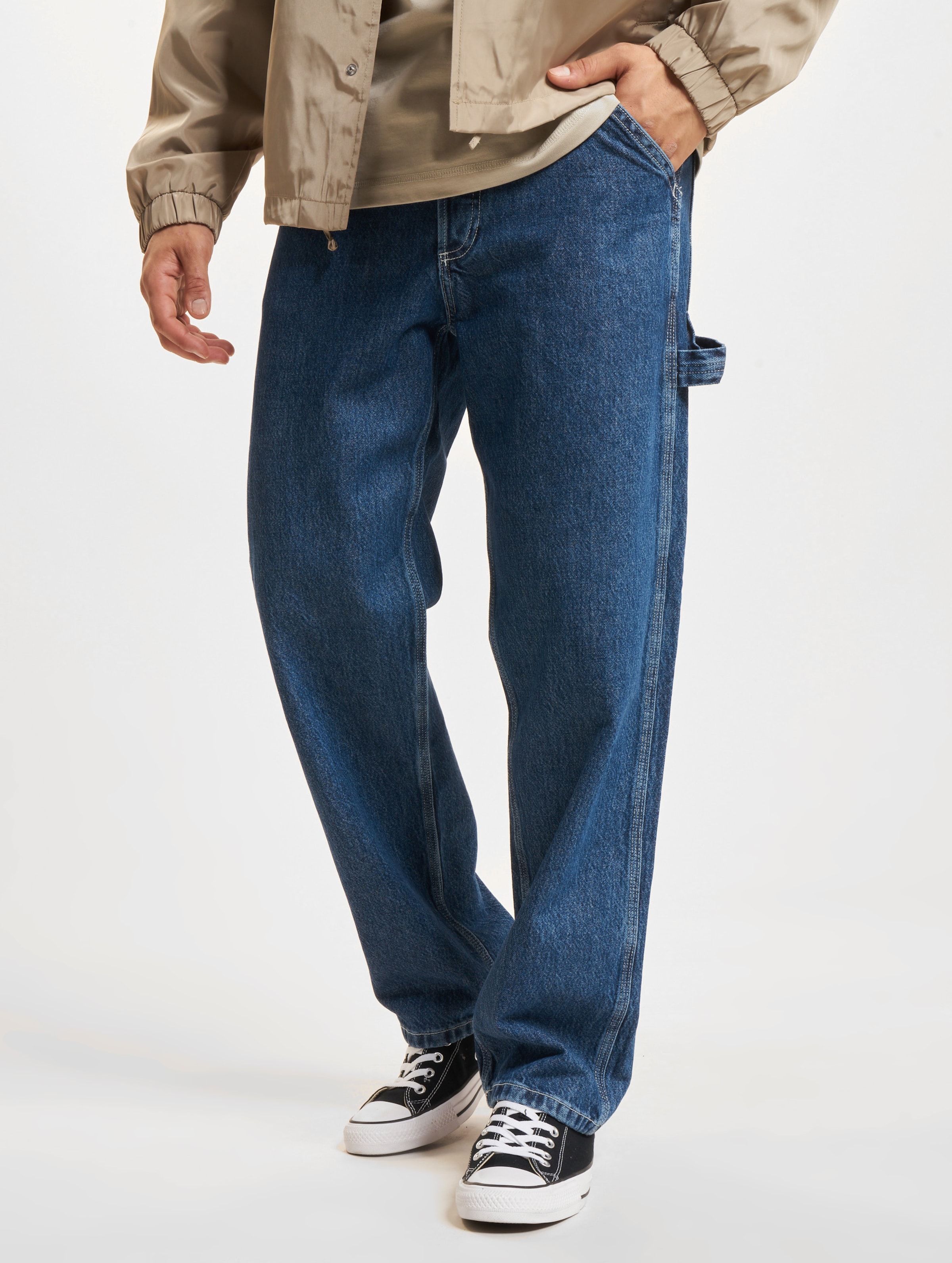 Jack & Jones Eddie Carpenter SBD 316 Loose Fit Jeans Mannen op kleur blauw, Maat 3432