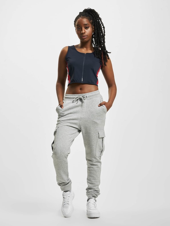 Side Stripe Crop Zip-6