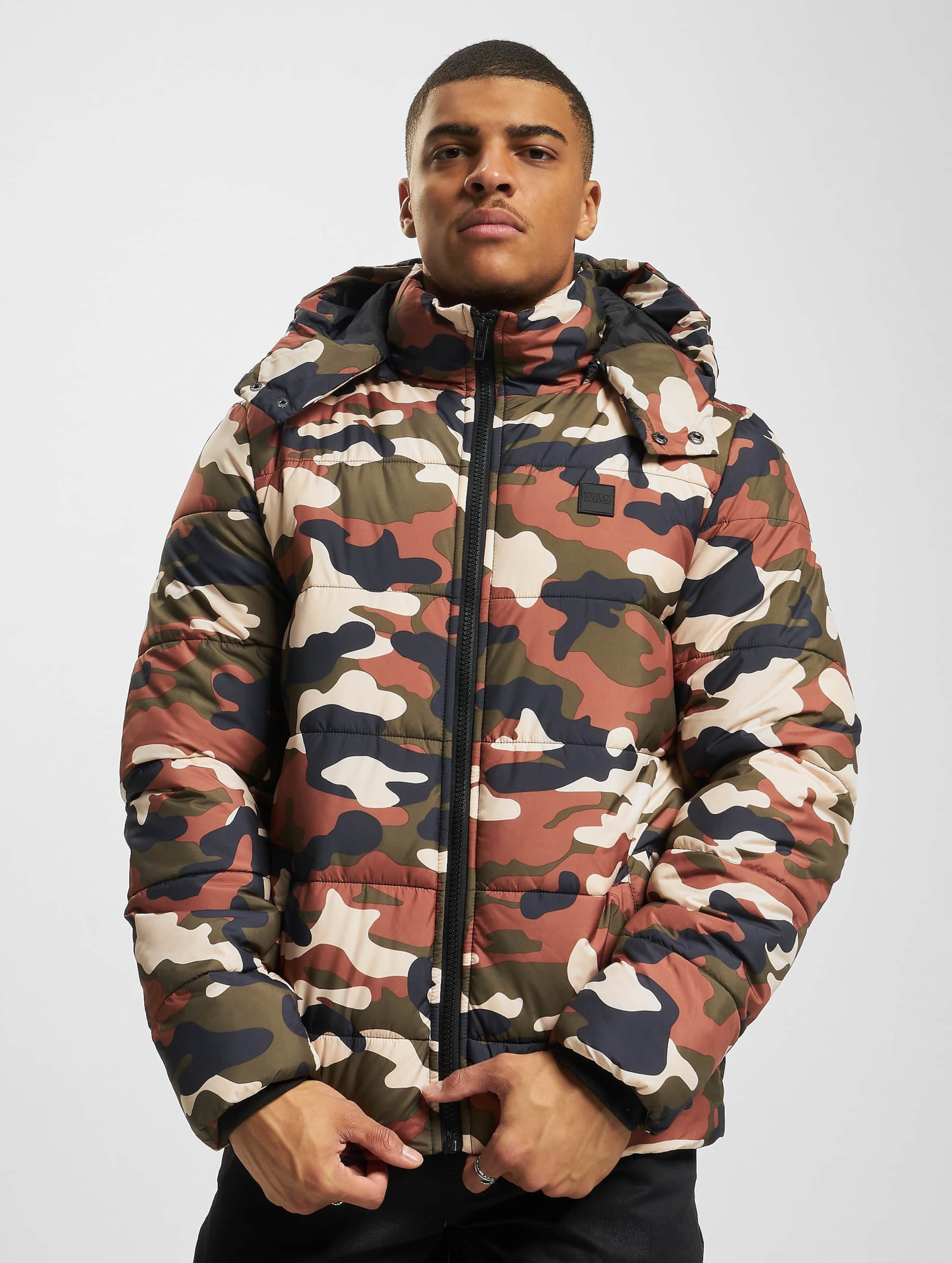 Camouflage shop puffer coat