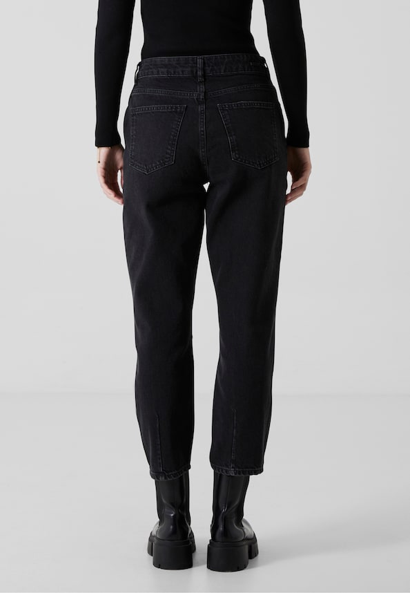 Noisy May Isabel HW Ankle Mom Jeans-1