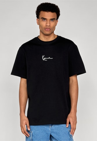 Small Signature Glow Logo Tee black