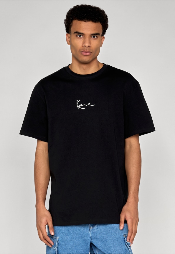 Small Signature Glow Logo Tee black-0