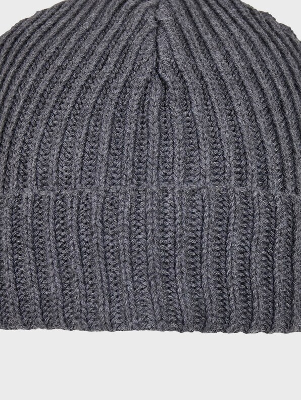 Build Your Brand Recycled Yarn Fisherman beanie-2