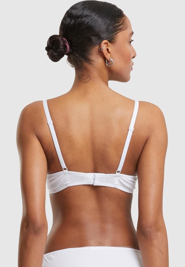 Ladies Basic Cotton Bra 2-Pack-2