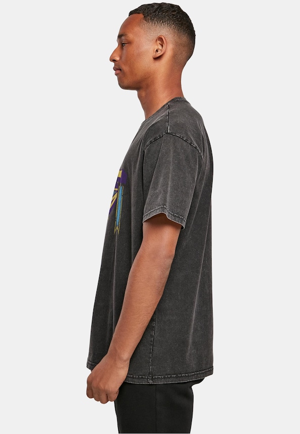 Ghost - Blessing black Acid Washed Oversize Tee-2