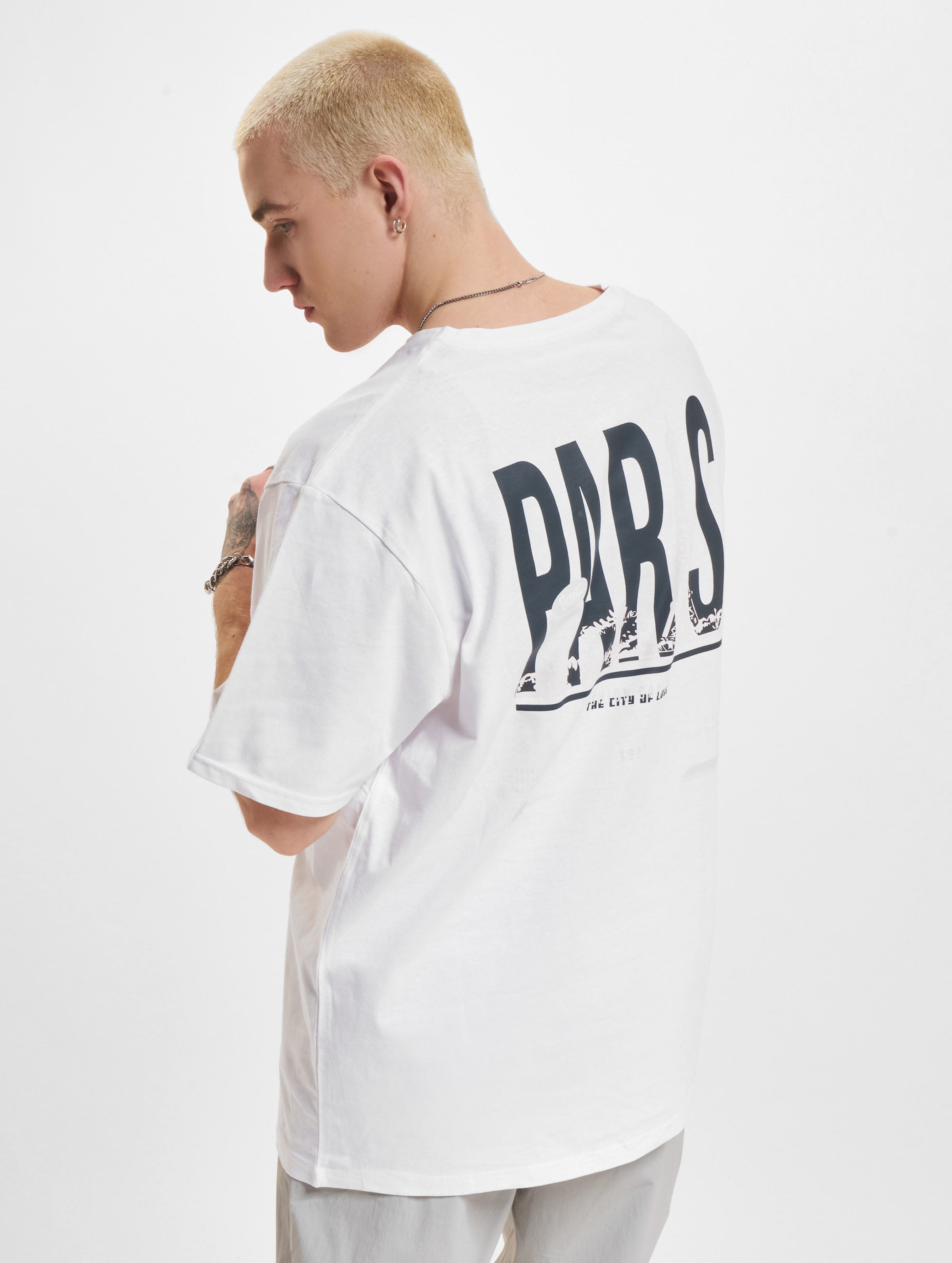 Denim Project City T-Shirt Mannen op kleur wit, Maat L