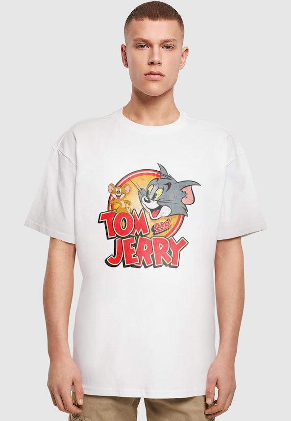 Tom and Jerry - Vintage Graphic Heavy Oversize Tee-0